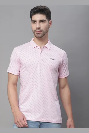 Rodamo Geometric Printed Polo Collar Cotton Slim Fit T-shirt