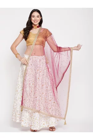 Clora Creation Net Dupatta with Sequinned