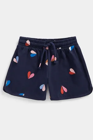 Mothercare Girls Printed Pure Cotton Shorts