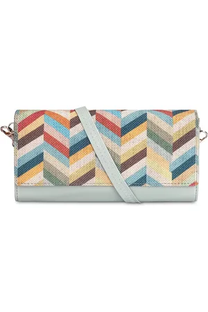 THE CLOWNFISH Jolene Geometric Printed Two Fold Wallet