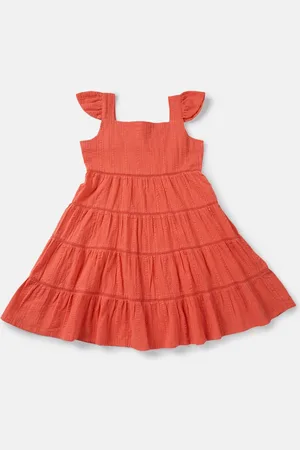 Gini and Jony Girls Flutter Sleeve A-Line Dress