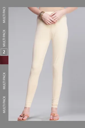 Dollar Missy Pack Of 2 Slim Fit Ankle-Length Leggings