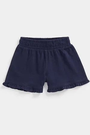 Mothercare Girls Solid Pure Cotton Shorts