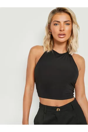 Boohoo Halter Neck Crop Top