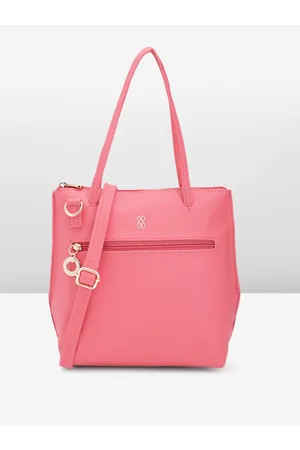 Baggit Pink PU Tote Bag
