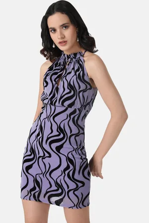 Kazo Abstract Printed Sheath Mini Dress