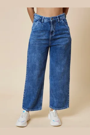 Globus Women Blue Boyfriend Fit Light Fade Jeans