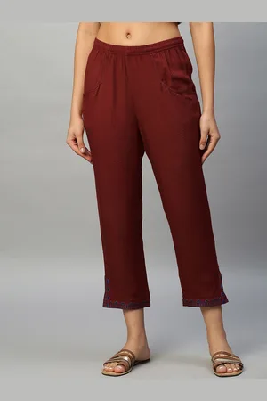 Chemistry Women Self Design Skinny Fit Trousers