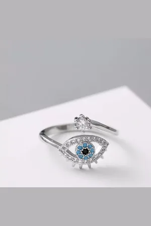 Salty Cute Evil Eye Ring for Women & Girls