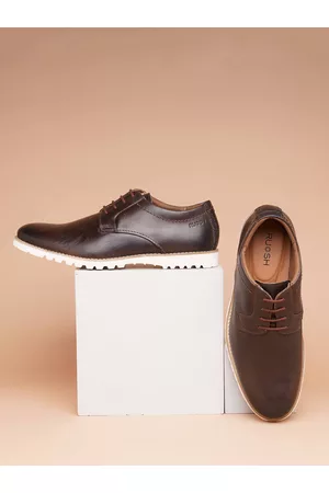 Ruosh Men Comfort Insole Leather Derbys
