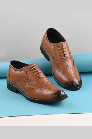 Eego Italy Men Textured Genuine Leather Slip On Brogues