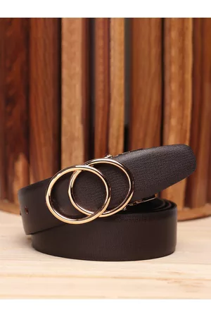 DressBerry Women Textured Wide Belt