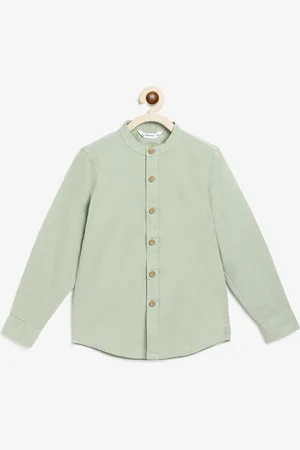 Campana Boys Opaque Casual Cotton Shirt