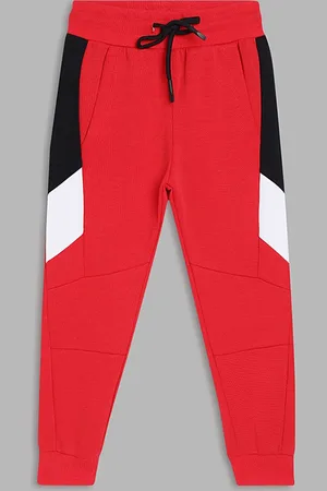 Antony Morato Boys Slim Fit Colourblocked Pure Cotton Joggers
