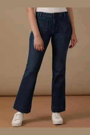 Wrangler Women Flared High-Rise Cotton Stretchable Jeans