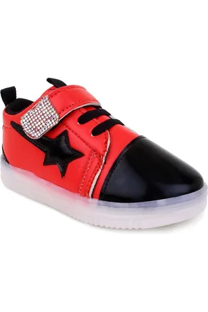 Superminis Kids Colourblocked Embellished Sneakers