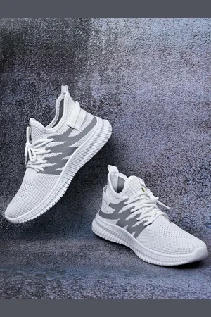 Jove Women Woven Design Mesh Basics Sneakers