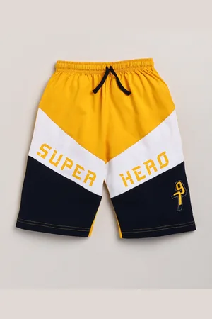 YK Boys Colourblocked Pure Cotton Shorts