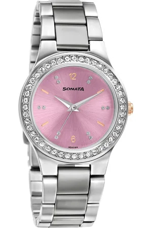 Sonata Women Pink Analogue Watch 87034KM03