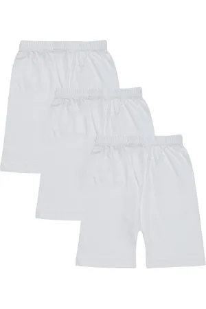 BodyCare Girls Pack Of 3 Mid-Rise Cotton Shorts