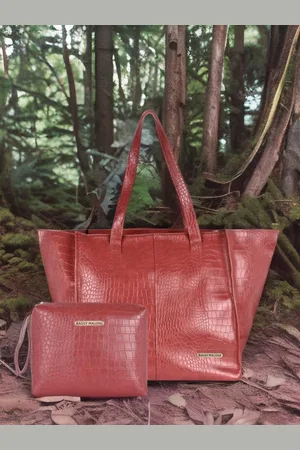 Bagsy Malone Pack Of 2 Textured Structured Tote Bag
