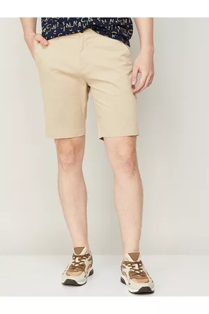 Lifestyle Men Pure Cotton Mid-Rise Regular Shorts