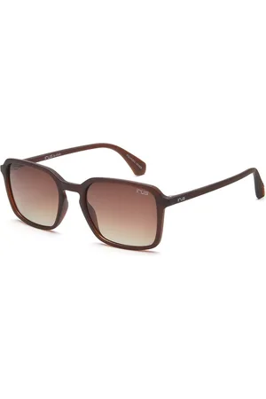 Idee Men Square Sunglasses with Polarised and UV Protected Lens IRS1190C2PSG