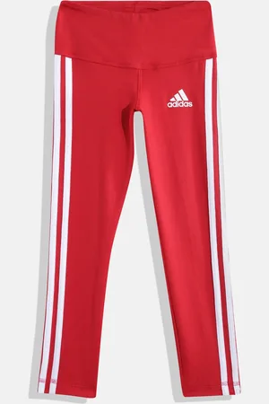 adidas Girls Brand Logo Print Detail 3S Tights
