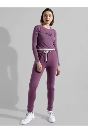 Campus Printed Pure Cotton Top & Joggers Co-Ords