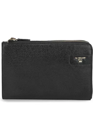 Da Milano Women Textured Leather Zip Around Wallet