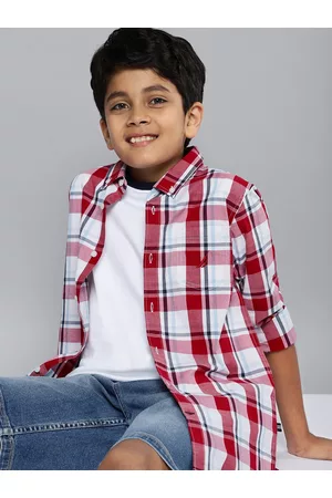 Nautica Boys Checked Casual Shirt