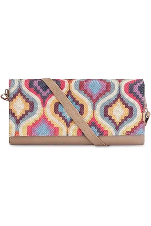 THE CLOWNFISH Jolene Ethnic Motifs Printed Two Fold Wallet