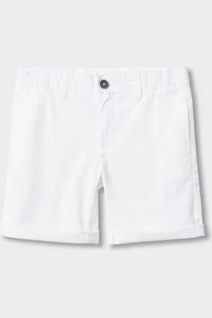 MANGO Boys Pure Cotton Sustainable Regular Fit Chino Shorts