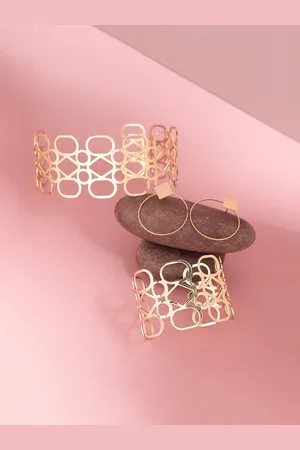 SOHI Gold-Plated Jewellery Set