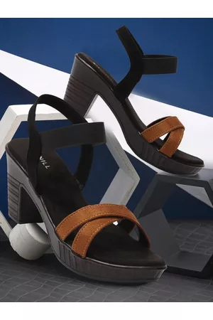 Denill Colourblocked Platform Heels