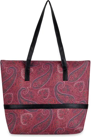 Kanvas Katha Ethnic Motifs Printed Shopper Cotton Tote Bag