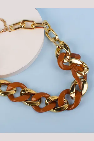 Jewelz Gold-Plated Chain Style Necklace