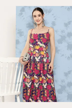 InWeave Floral Printed Regular Kurta With Palazzos