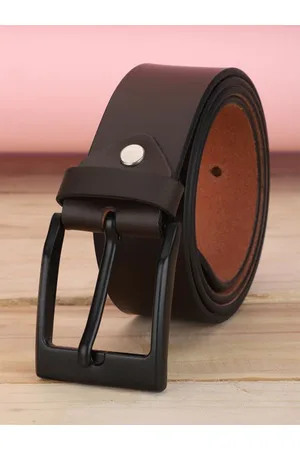 Mast & Harbour Men Brown Leather Formal Belt