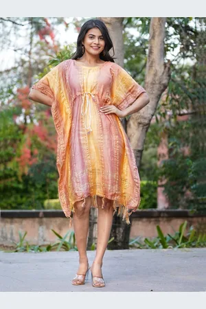 Kesarya Tie and Dyed Kaftan Dress