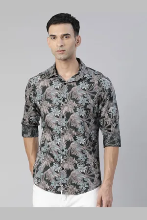 Bushirt Floral Printed Classic Pure Cotton Shirt