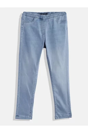 Allen Solly Girls Slim Fit Solid Jeggings