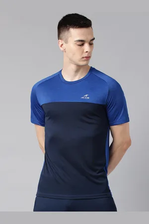 Alcis Colourblocked Anti-Static Dry Tech Slim Fit Sports T-shirt