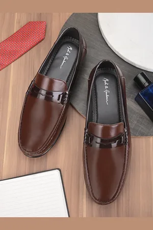 Mast & Harbour Men Brown Lightweight Penny Loafers