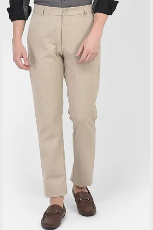 Crimsoune Club Men Checked Slim Fit Trousers