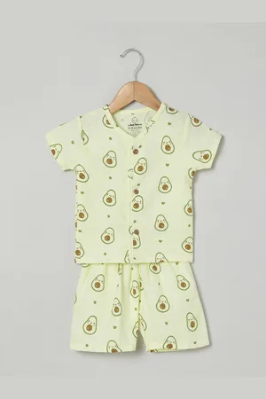 The Boo Boo Club Kids Printed Muslin Organic Cotton Sustainable Shirt with Shorts