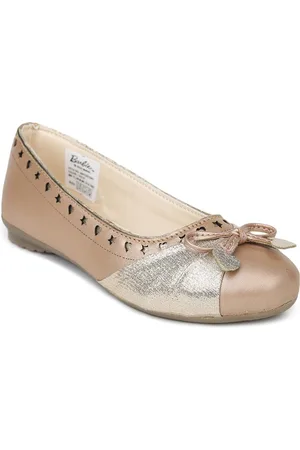 toothless Girls Bow Embellished Ballerinas