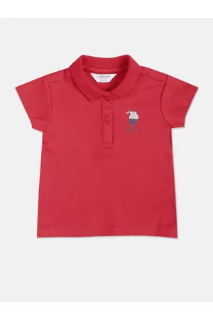 Ralph Lauren Girls Polo Collar Pure Cotton T-shirt