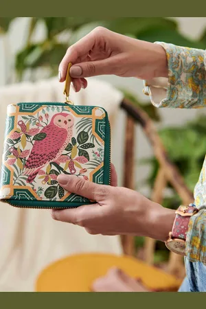 Chumbak Women Ethnic Motifs Printed PU Zip Around Wallet