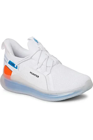 JQR Men HUNTER White Mesh Running Shoes